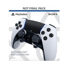 Sony DualSense Edge Gamepad for PlayStation 5 - Premium Black & White Controller for Ultimate Gaming Experience